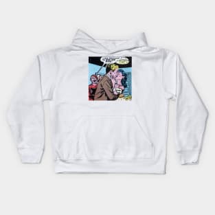 Comic I Pronounce You Man and Wife Kids Hoodie